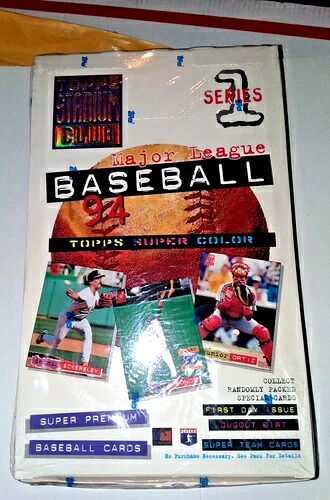 1994 Topps スタジアム クラブ シリーズ 1 野球カード 工場未開封ボックス 24 枚入り|トレーディングカード ラフテル