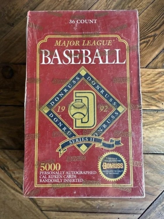 1992年 Donruss ベースボール MLB シリーズ 2 ホビーボックス 工場未開封パック 新品｜トレーディングカード　ラフテル 42,900円