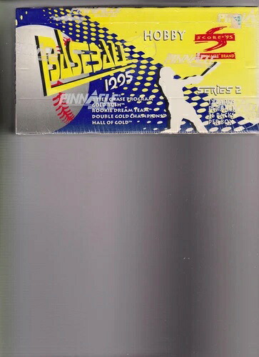 1995 スコア ベースボール シリーズ 2 未開封 HOBBY ボックス|トレーディングカード ラフテル
