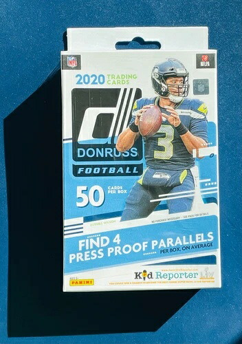2020年 パニーニ ドンラス フットボールハンガー ブルー 未開封ボックス - バロウ・ハーツ・ラブ・ダウンタウン|トレーディングカード ラフテル