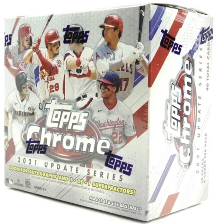 2021 Topps Chrome Update シリーズ MLB ベースボール トレーディングカード - メガボックス - 未開封|トレーディングカード ラフテル