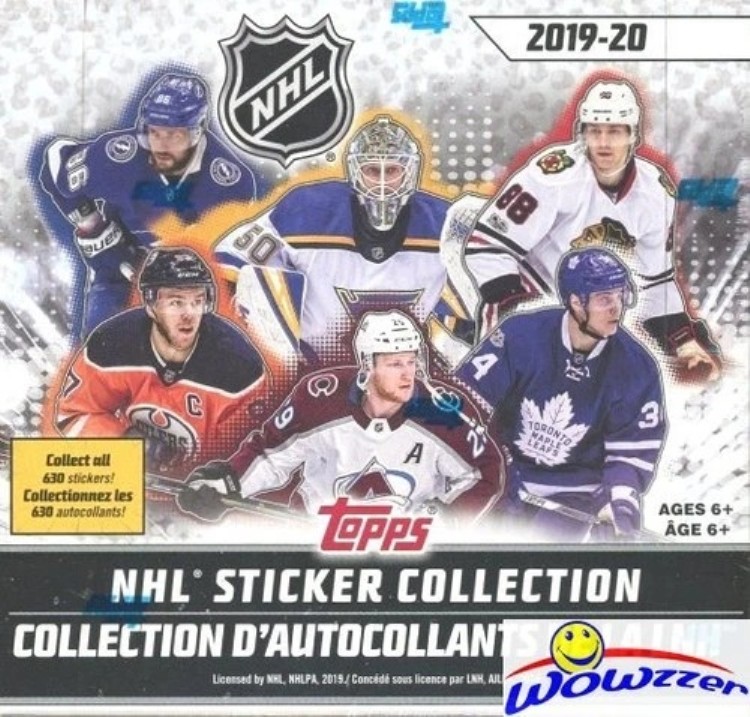 2019/20 Topps ホッケー MASSIVE 50パック 工場未開封 ステッカーボックス - 250枚入り|トレーディングカード ラフテル
