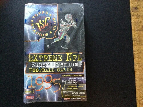 1995 Topps スタジアムクラブ エクストリーム NFL フットボール シリーズ 1-24 パック 工場未開封ボックス|トレーディングカード ラフテル