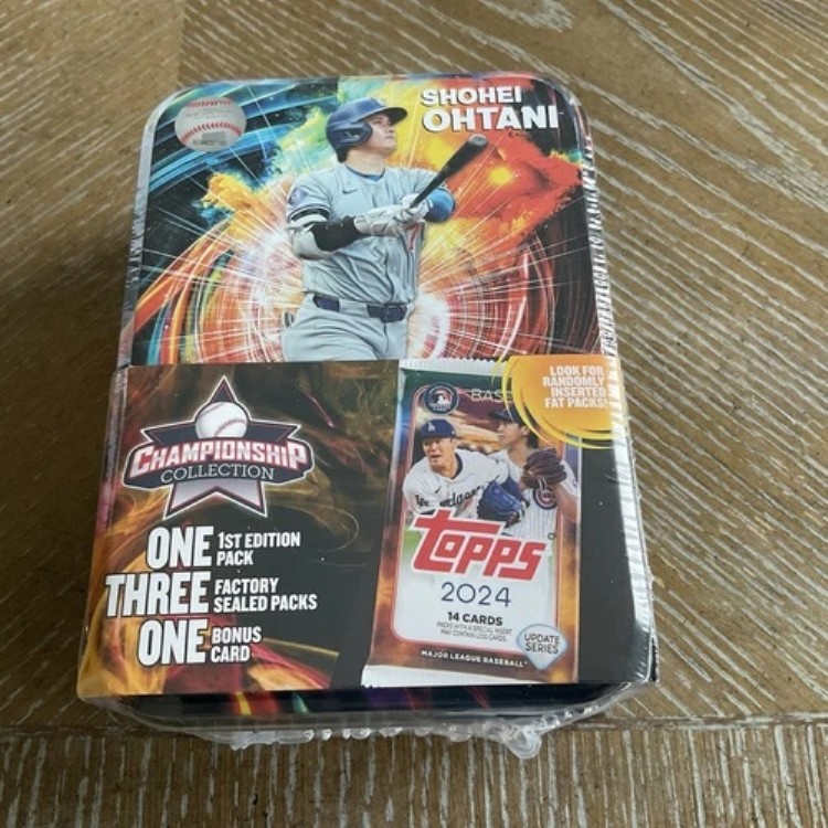 2025 大谷翔平トップス缶未開封｜トレーディングカード　ラフテル