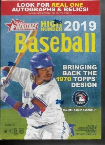 2019 Topps Heritage Baseball High Number Baseball ファクトリーシール付きブラスターボックス|トレーディングカード ラフテル