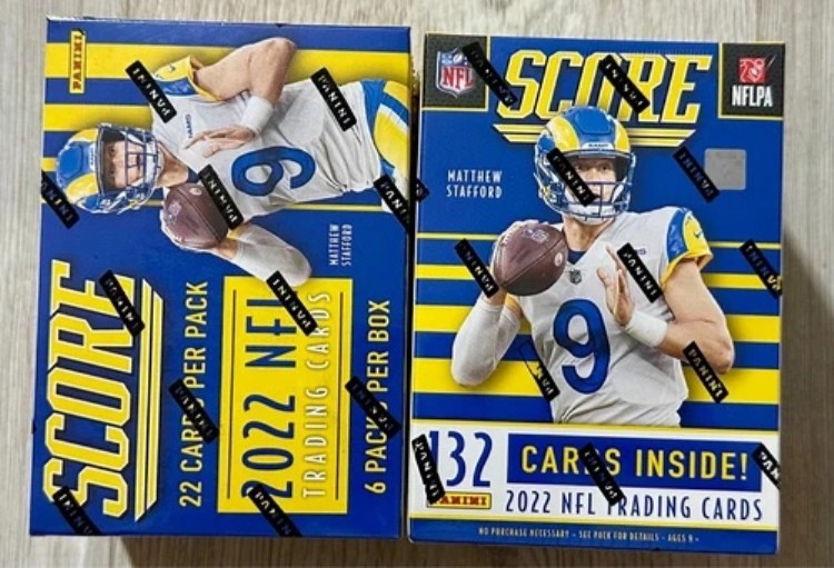 2x LOT 2022 スコア NFL フットボール 密封ブラスターボックス 132 枚/ボックス|トレーディングカード ラフテル
