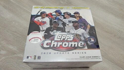 新品未開封 Topps Chrome 2020 アップデートシリーズ MLB メガボックス|トレーディングカード ラフテル