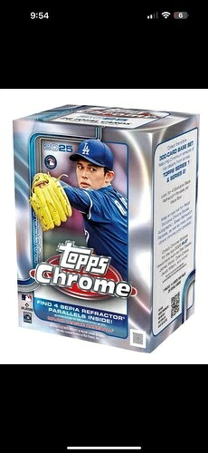 2025 Topps クロームブラスターボックス - MLB ベースボール - 工場未開封|トレーディングカード ラフテル