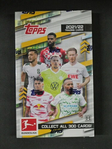 2021-22 トップス ブンデスリーガ サッカー シール付き ホビーボックス｜トレーディングカード　ラフテル