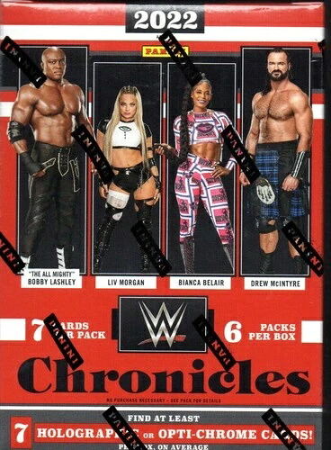2022 パニーニ WWE レスリングクロニクルズ ファクトリーシール ブラスターボックス 42枚入り|トレーディングカード ラフテル