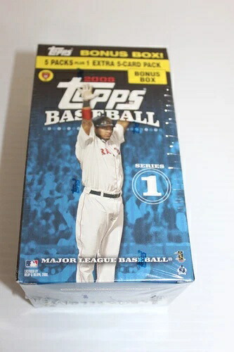 2008 Topps シリーズ 1 ベースボール ファクトリーシール ボーナスボックス|トレーディングカード ラフテル