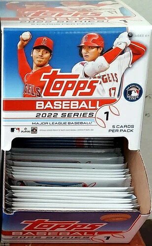 ロット 10 パック: 2022 Topps シリーズ 1 野球カード Gravity Feed 社製 未開封 / 未開封｜トレーディングカード　ラフテル
