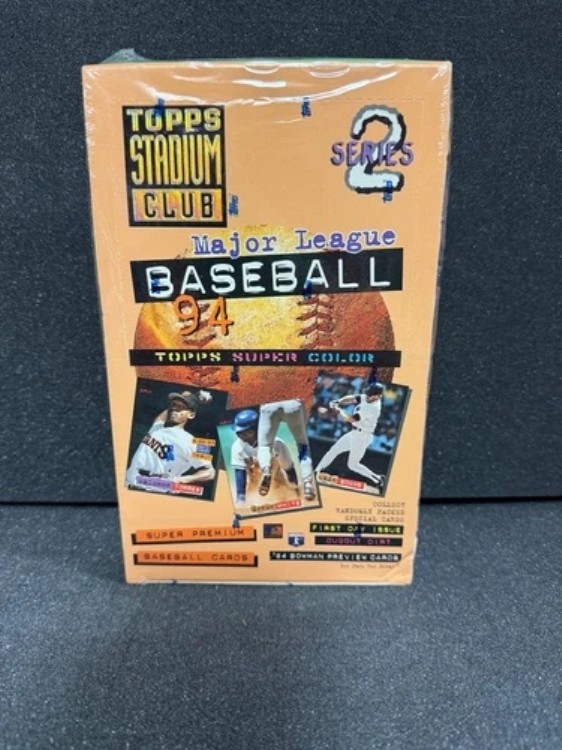 1994 Topps スタジアムクラブ シリーズ2 野球ワックスボックス 未開封 24パック 未開封｜トレーディングカード　ラフテル