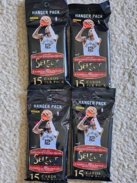 2021-22 パニーニ セレクト NBA バスケットボール 4ハンガーパック。シマープリズム。未開封｜トレーディングカード　ラフテル