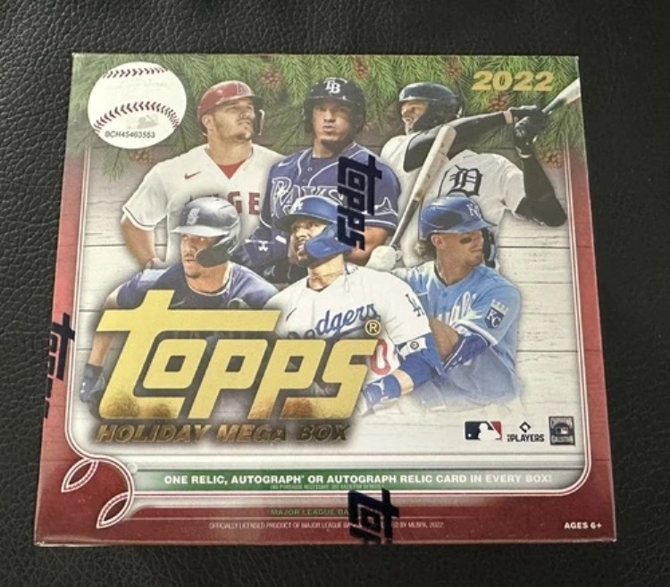 2022 Topps ホリデーベースボールメガボックス MLB 新品 工場未開封|トレーディングカード ラフテル