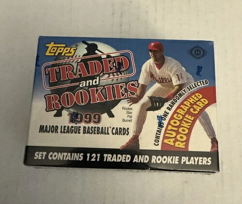 1999年 Topps トレード＆ルーキーズ ベースボールカード シールドセット（ボックス1枚につきルーキーオート1枚）｜トレーディングカード　ラフテル
