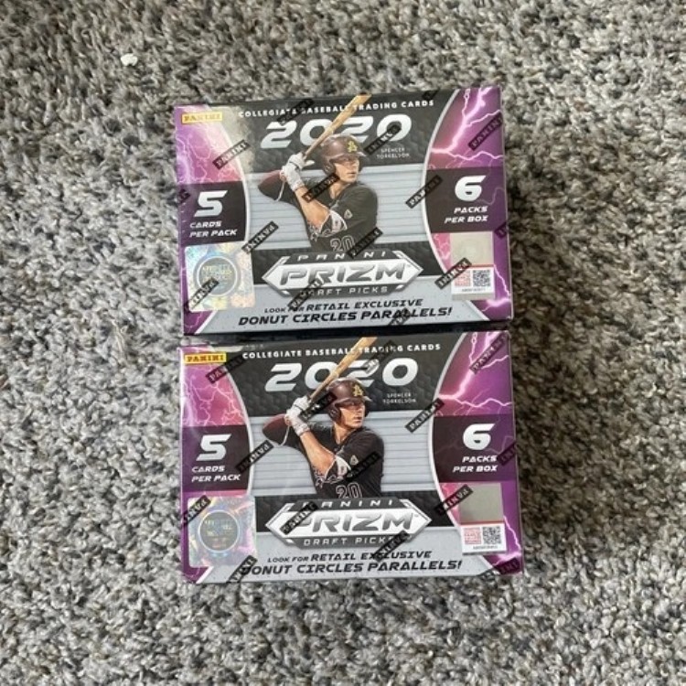 2020年 Panini Prizm ドラフトピック ベースボール カレッジ ブラスターボックス 工場未開封 2個入り|トレーディングカード ラフテル