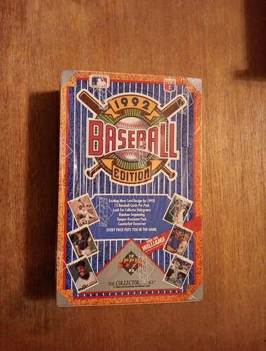 1992年 Upper Deck MLB メジャーリーグ ベースボールカード 工場未開封ボックス｜トレーディングカード　ラフテル