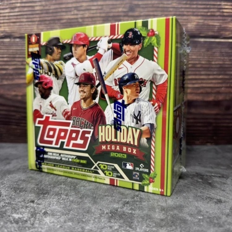 新品未開封、2023 Topps ホリデー ベースボール メガボックス！～即納～送料無料～｜トレーディングカード　ラフテル
