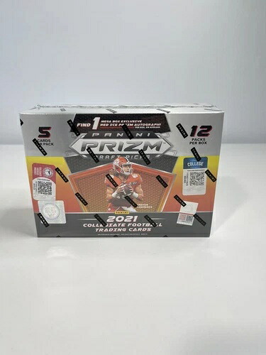 2021年 Panini Prizm ドラフトピック 大学フットボール メガボックス Red Ice オートシール|トレーディングカード ラフテル