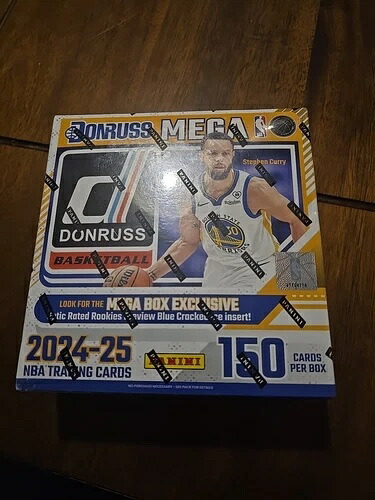 2024-25 ドンラス NBA バスケットボール トレーディングカード メガボックス 新品 工場未開封|トレーディングカード ラフテル