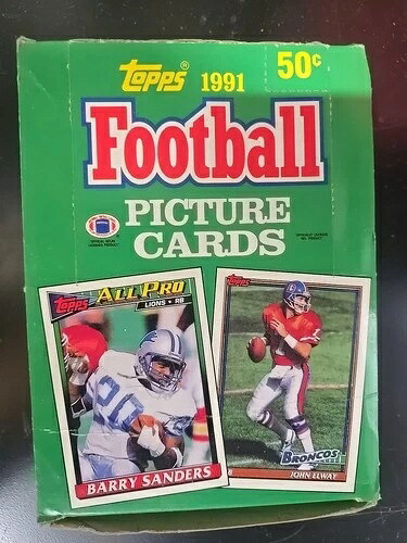 Topps 1991 NFL フットボールカード - 36 新品未開封パック ボックス入り｜トレーディングカード　ラフテル
