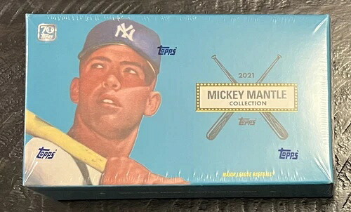 2021 TOPPS X MANTLE コレクション ファクトリーシールパック ボックス 5枚入り オートカットサイン入り SP|トレーディングカード ラフテル