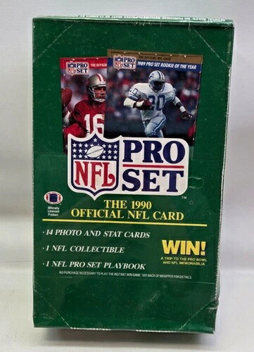 1990 プロセット シリーズ1 フットボール NFL ワックスボックス スポーツカード 工場未開封 新品｜トレーディングカード　ラフテル 43,560円