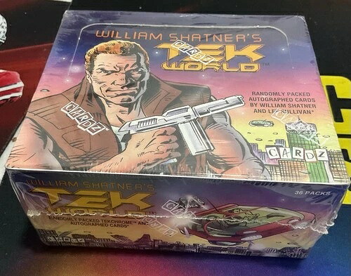 1993 CARDZ Tek World Sealed Box 36 パック (ウィリアム・シャトナー オートの可能性あり)|トレーディングカード ラフテル