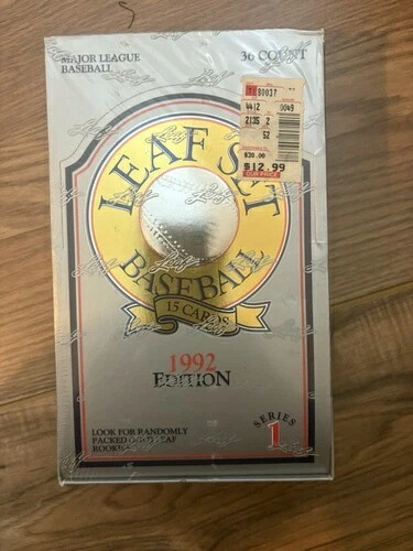 新品 1992 リーフ シルバー ベースボール シリーズ 1 工場未開封 ホビー ボックス ケン グリフィー ジュニア|トレーディングカード ラフテル