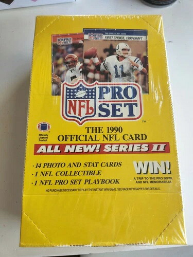 **未開封** 1990年プロセットフットボールカード。シリーズ2 野球 バスケットボール｜トレーディングカード　ラフテル 43,560円