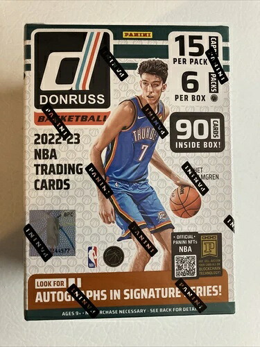 パニーニ ドンラス 2022-23 NBA バスケットボール ブラスター 工場未開封 (6 パック) ボックス|トレーディングカード ラフテル