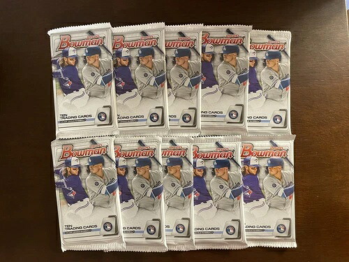 2020年 Bowman 工場密封パック 10個入り 10パック入り Bowman Mega Boxより｜トレーディングカード　ラフテル 43,560円