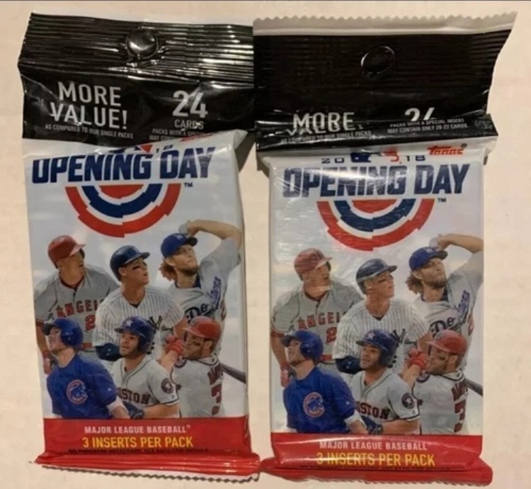 2018 Topps 開幕戦 ファットパック 2枚セット 新品未開封 ショウヘイ・オオタニ RCの可能性あり|トレーディングカード ラフテル