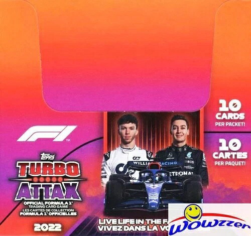 2022 Topps Formula 1 Turbo Attax ボックス!工場未開封パック24個(カード240枚入り)!|トレーディングカード ラフテル