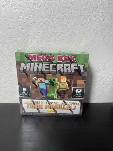 2024 Panini Minecraft メガボックス 工場未開封 トレーディングカード 72枚|トレーディングカード ラフテル