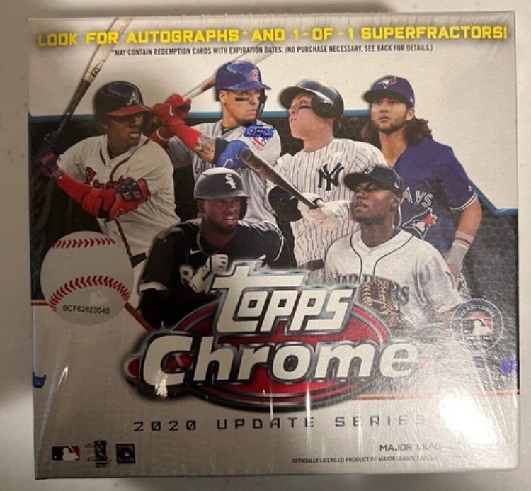 2020 Topps Chrome Update Series ベースボール メガファクトリーシールボックス｜トレーディングカード　ラフテル 43,560円
