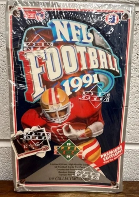 1991年 アッパーデッキ フットボール ハイシリーズ「ファインド・ザ・ナマス」工場未開封ボックス｜トレーディングカード　ラフテル