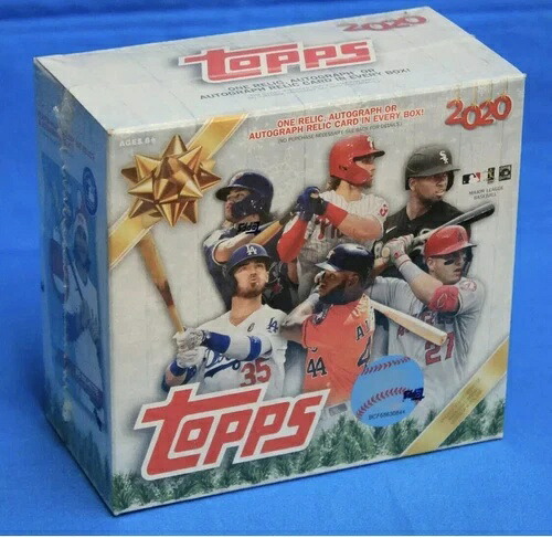 2020 TOPPS ベースボール ホリデー メガボックス 工場未開封 保証付き オートまたはレリック|トレーディングカード ラフテル