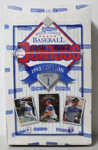 1993年 Donruss シリーズ1 野球 新品 工場未開封 MLB (36パック未開封)｜トレーディングカード　ラフテル