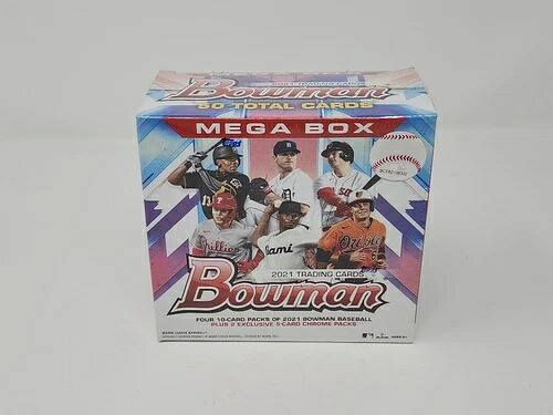 2021 Topps Bowman MLB ベースボールトレーディングカード メガボックス - 工場未開封|トレーディングカード ラフテル