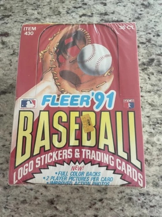 1991 FLEER 野球 ファクトリーシールボックス｜トレーディングカード　ラフテル