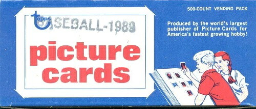 (3)1989 Topps BB 未開封 自動販売機ボックス リプケン・ビジオ|トレーディングカード ラフテル