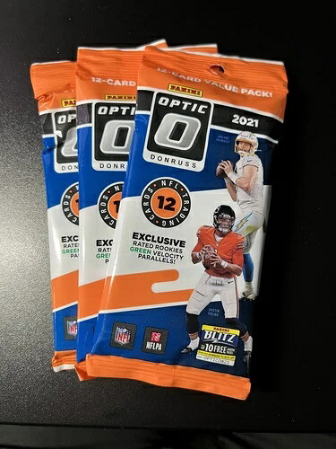 2021 Panini OPTIC NFL フットボール チェロ バリューパック 3個セット 未開封 新品|トレーディングカード ラフテル