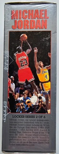 マイケル・ジョーダン ロッカーボックス #2 アッパーデッキ バスケットボールパック 1991-92 工場未開封｜トレーディングカード　ラフテル