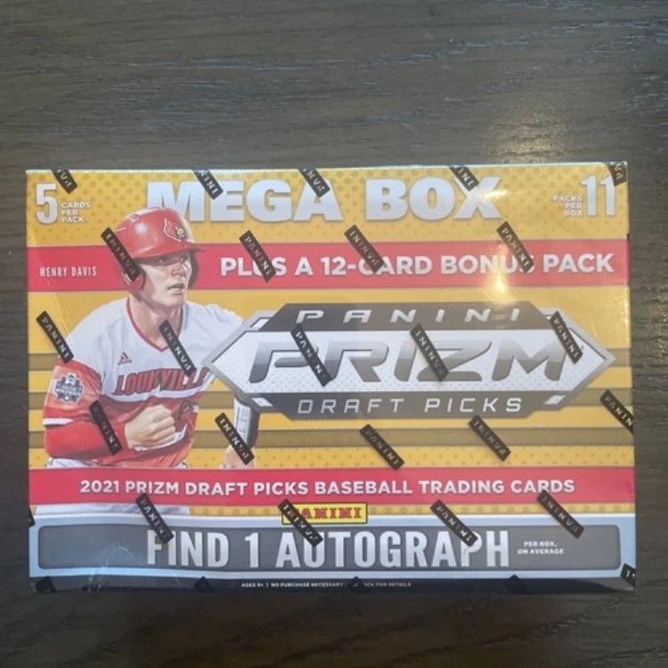 2021 Panini Prizm ドラフトピック ベースボール メガボックス 工場密封 1 箱あたりオート 1 個!|トレーディングカード ラフテル