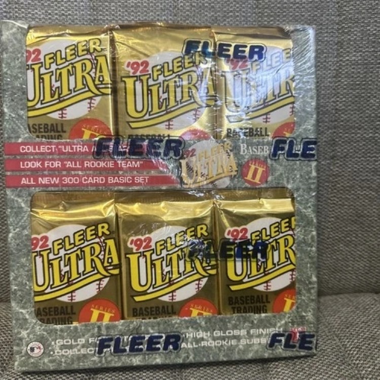 1992 FLEER ウルトラベースボール 工場未開封 シリーズ2 36パック 商品ボックス番号456｜トレーディングカード　ラフテル 43,560円
