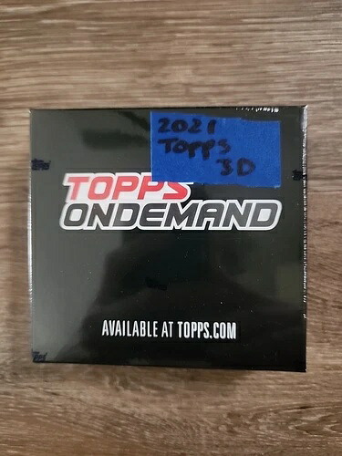 2021 Topps On Demand 3Dベースボールファクトリーシールボックス オンライン限定｜トレーディングカード　ラフテル