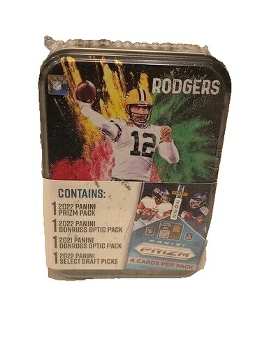2021/2022 アーロン・ロジャース パニーニ プリズム NFL コレクターズティン カード 合計16枚 新品｜トレーディングカード　ラフテル