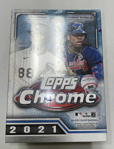 2021 Topps クローム MLB ベースボール ブラスター ボックス 未開封|トレーディングカード ラフテル